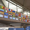 Flags in the student center