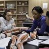 Students in anatomy class