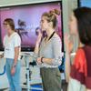 Speech, hanguage and hearing science students teach American Sign Language to high schoolers
