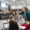 A faculty member instructs a student